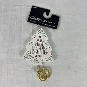 First Christmas Married Ornaments Not Dated Engagement Gift for Couples Newlywed